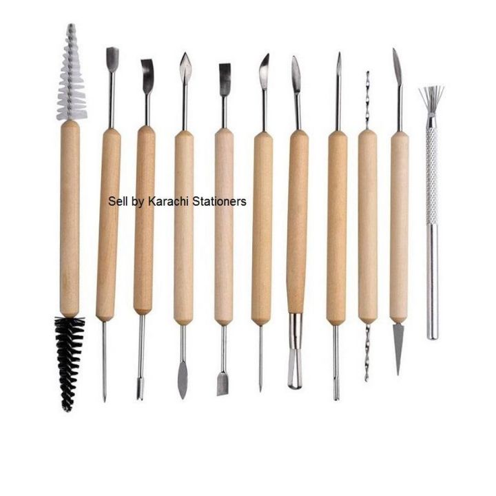 11 pcs Clay Tool Set Pottery Clay Sculpture Carving Tool Set for clay polymer ceramics