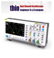 FNIRSI 1014D Digital Oscilloscope 2 In 1 Dual Channel Input Signal Generator 100MHz* 2 Analog Bandwidth 1GSa/s Sampling Rate. 