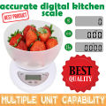 5Kg Professional Precision Digital Kitchen Scale - B05 Food Scale – Electronic Vegetable Scale - Gram Electronic Scale – Imported Kitchen Weighing Scale – Food Weight Scale - Genuine Original 1G minimum 5KG maximum Scales – Food Diet Multifunction Scale. 