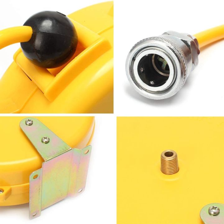 Mini%20Air%20Hose%20Reel%20with%201/4"%20x%2026%20ft%20Automatic%20Retractable%20Rubber%20Hose,%20Mini%20Telescopic%20Drum%20Hose%20PU%20Tube%20OD%208MM%20ID%205MM%201/4"%20Air%20Inlet%20-%20Image%205