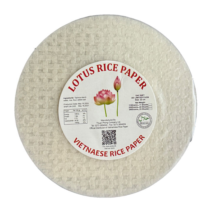 Rice paper 11 Sheets | 22 Sheets | 33 Sheets| Vietnamese rice paper ...