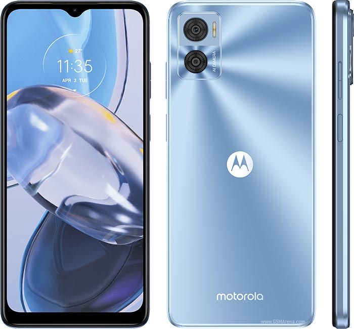 Motorola Moto E22 – 6.5" Display, 4GB RAM, 64GB Storage, 16MP Rear & 5MP Front Cameras, 4020mAh Battery, Android 12, Dual Nano SIM, Non-PTA - Like New Phones