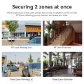IMOU Cruiser Dual 2 | 2K | 3+3MP | Two-way Talk | AI Human & Vehicle Detection | 360° P&T Outdoor Weatherproof | CCTV Wi-Fi IP Smart Security Camera | Full Color Night Vision Red-Blue Warning Lights| Mobile App Control | S7XEP--3H0WED. 