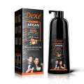 DEXE Argan Oil Hair Color Shampoo 420ML man/woman (420ML, Brown Black). 