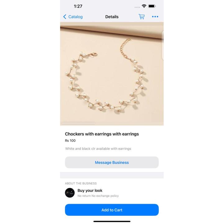 Pearl necklace