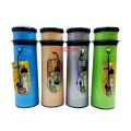 WD_ Stay Hydrated and Cool: The Bright Tower Sports Water Bottle Insulated Water Bottle for School Kids: Nozzle Spout and Easy Ice Filling 650ml. 