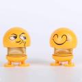 Dancing Spring Emoji  Bounce Toy for Car Dashboard. 
