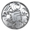 Squid Game Cookie Cutter 24pcs Korean Sugar Candy Making Tools Set Different Shapes Various Sizes Stainless Steel Biscuit. 