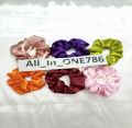 NEW-Pack of 12 - Silk Scrunchies Stretchable ACCESSORIES Hair Painfree - Soft ponytailsfor Girls and Women. 