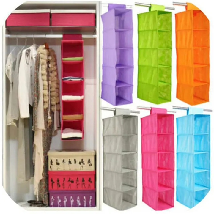 5%20Shelf%20Clothes%20Hanging%20Organizers%20Pant%20Organizers%20Holder%20Wardrobe%20Section%20Storage%20Closet%20Organiser%20Shoe%20Clothes%20Garment%20-%20Image%202