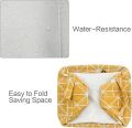 Folding Cotton Fabric Waterproof Laundry Basket Dirty Clothes Toy Mini Storage Basket - Multi Design And Color. 