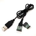 USB 2.0 SERIAL for Arduino UC-2102 USB to UART Cable 2.45mm to 2.0mm. 