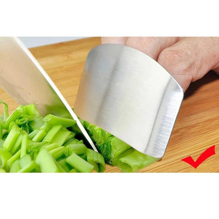 Finger Protector Safe Slice Fruits Vegetables Steel Kitchen Cooking ...