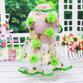 Dog Princess Dress Breathable Lovely Small Girl Dog Clothes. 