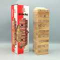 ZR/Jinga block number/Jenga Wooden Blocks 54 Pieces with 4 Dice Kids & Adults Fun. 