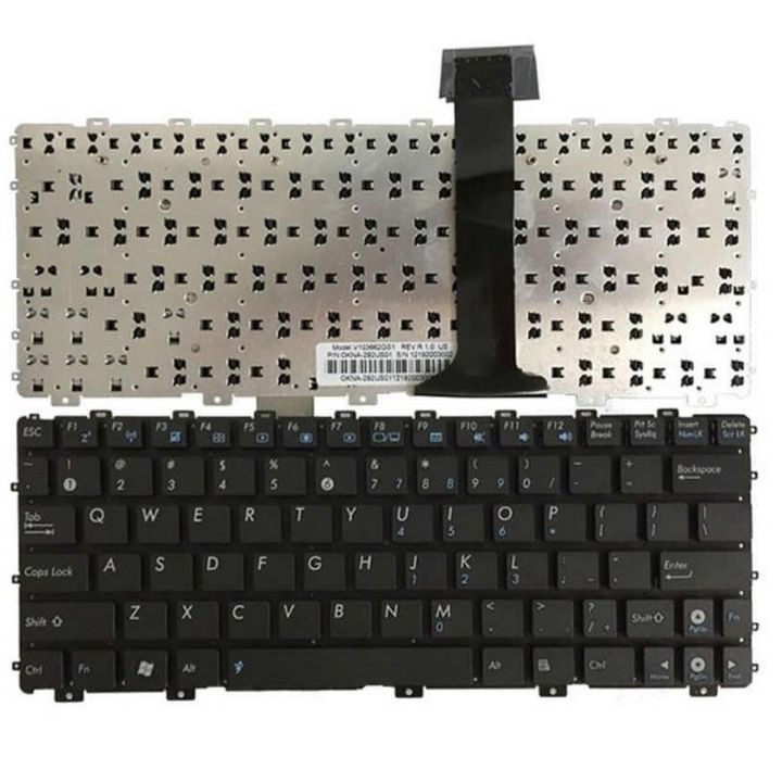 Laptop Notebook Keyboard For AS EEE PC 1025  Series P/N MP-10B66PA-5288- Black