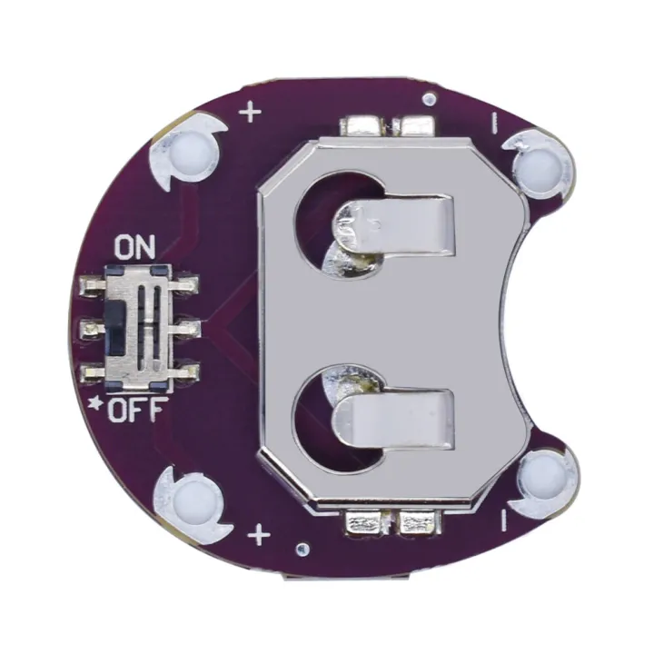 LilyPad%20Coin%20Cell%20Battery%20Holder%20CR2032%20Battery%20Mount%20Module%20for%20arduino%20DIY%20KIT%20-%20Image%203