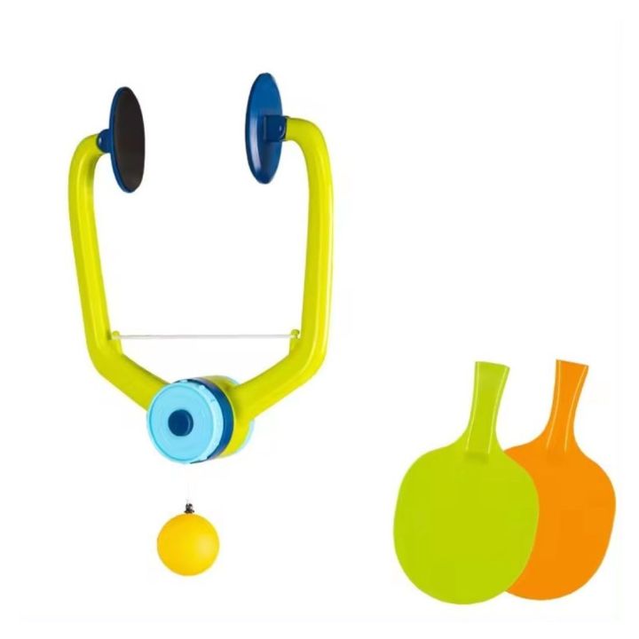 Indoor Hanging Table Tennis Trainer Hanging Table Tennis Set, Professional Self Training, Pingpong Paddles and Balls Set Pong Trainer