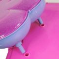Princess Dressing Table Pretend Play Kids Vanity Table And Chair With Flashing Lights, Mirror, Working Hair Dryer...(73008). 