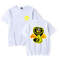 New Karate Kid T Shirt Cobra Kai Strike First Strike Hard No Mercy HD Logo T-Shirt Short Sleeve Mens Tshirt Tops Oversized. 