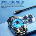 Mobile Cooler X20 for Gaming, Universal Phone Cooling Fan with Two Cooling Modes, Mobile Phone Radiator Case for iPhone Android Smartphones from 4.5 to 7in, Cell Phone Cooler for Live Streaming. 