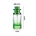 Gradient Glass Perfume Bottles Cylindrical Pressure Spray Bottle Screw Cosmetics Packing Oil Emulsion Bottles. 
