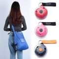 Portable Shopping Bag Eco Friendly Foldable Reusable Storage Shopping Shoulder Bags Organizer Large Roll Up Tote Bag Pouch. 