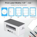 Thermal Label Printer for Wireless Parcel Shipping Desktop Maker for Small Business 100-240V (EU Plug). 