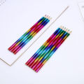 5/10 Pcs/Set Paper Colorful Pencils Writing Stationery for School and Office Supplies Writing and Painting. 