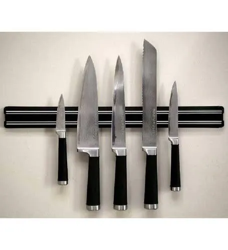 Black%20Magnetic%20Knife%20Holder%20Rack%20Kitchen%20Wall%20Mounted%20Magnet%20Bar%20-%2038cm%20-%20Image%202