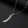 Imam Ali  Stainless Steel Necklace for Men Exquisite Lucky Amulet Muslim Jewelry Islamic Gift. 