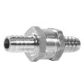 Aluminium Fuel Non Return Check Valve One Way Petrol 6/10/12MM Optional. 