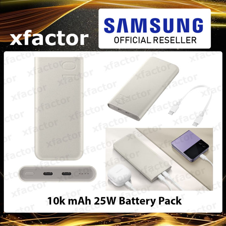 Samsung Galaxy Official Battery Pack 10,000mAh 25W Portable Charger Super Fast Charging battery Pack USB-C for Samsung Galaxy S24 S23 S22 Ultra 5G Note 10, Note 10 Plus , Note 10 Lite, S10 5G, S20, S20 Plus, S20 Ultra , S20 FE , Note 20, Note 20 Ultra,