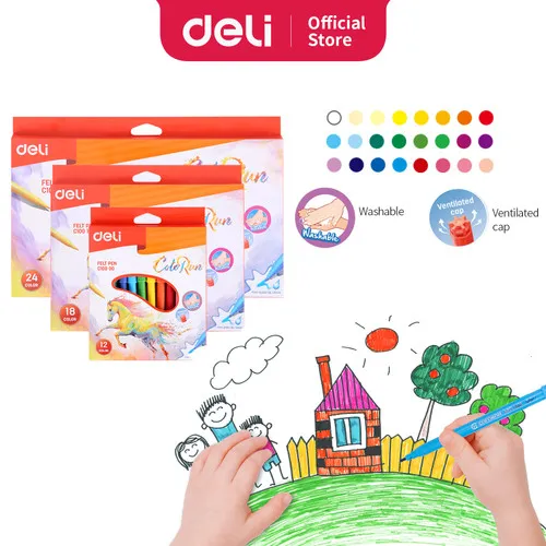 Color%20Makers%2024%20Washable%20Markers%20Felt%20Pen%20Water%20Color%20-%20Image%202