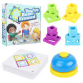You have been framed game board game with buzzer You've Been Framed educational toys and games kid intelligence puzzle table Stacking and Building Game Match the Pattern, Slap the Buzzer and Win! Kids and Adults Birthday Party Gift Game. 
