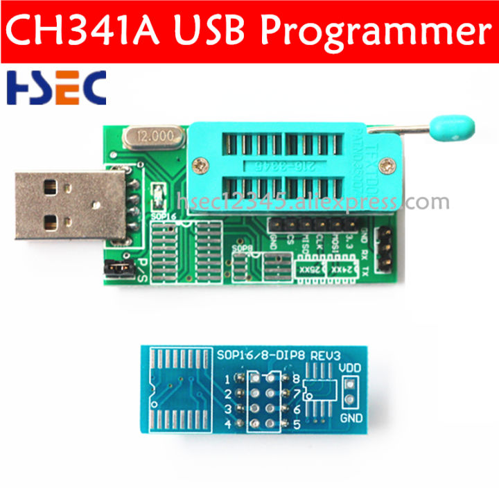 【All Of Me】CH341A USB Programmer Test 1.8V Adapter SOP16 SOP8 Adapter EDID cable For Iphone 24 25 Series EEPROM Flash BIOS