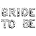 Bride To Be Foil Balloons Rose Gold, Silver, Golden, Red Color Decorations Great for Bridal Shower Party Backdrop. 