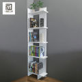 5-Shelf Modern Display Corner Unit Bookcase Bookshelf Shelving Unit. 