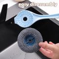 Strong Magic stainless steel Cleaning Brush Dish Bowl Washing Sponge Kitchen Pot Pan Window cleaner tools Kitchen Clean Brush. 