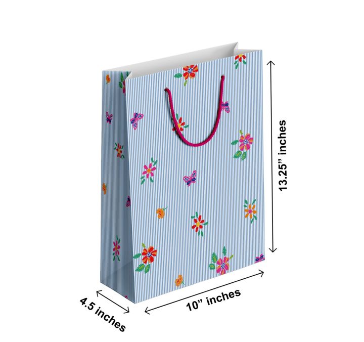 Pack of 6 pieces PREMIUM QUALITY MEDIUM SIZE GIFT BAG FOR GIFTING BIRTHDAY WEDDING ANNIVERSARY CELEBRATION. Daraz.pk