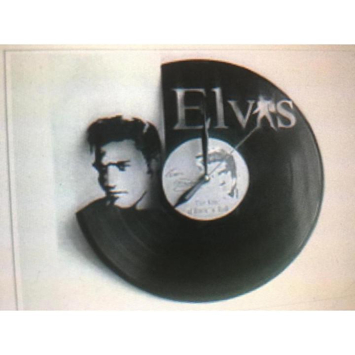 Black Widdop Hometime Wall Clock Icon Elvis Presley The King Design - View #11
