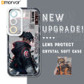 AMORVOR for Samsung A15 Back Cover Naruto Uchiha Itachi Phone Cover Camera Protection Transparent TPU Soft Case. 