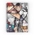 Anime Compilation Spiral Notebook. 