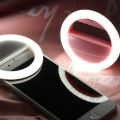 Selfie Ring Light Mobile – Portable Mini Selfie LED Lamp Ring Light for Mobile Phones – Rechargeable Ring Light with Charging Cable For Tik Tok and Photography - Brightness Adjustment Selfie Light With LED Camera Photography Flash Light for Smart phones. 