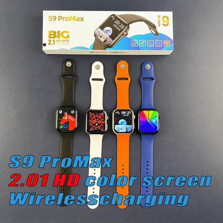 (FUPANG)Foul mall S9 Pro Max 2.01hd Bluetooth call music remote photo weather forecast wearable device wireless charge
