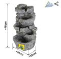 4 layers stone fountain. 