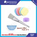 4 Pack-Sponge Puff 1, Facial Hair Patti 1, Facial Bowl 1, Facial Mixing Brush 1 - Facial Face Wash Cleansing Sponge Puff Pad Makeup Remover Puff Facial kit. 