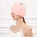 Men Women Head Massager Cap Gel Hot Cold Therapy Headache Migraine Relief Cap Stress Pressure Pain Relief Massage Hat. 