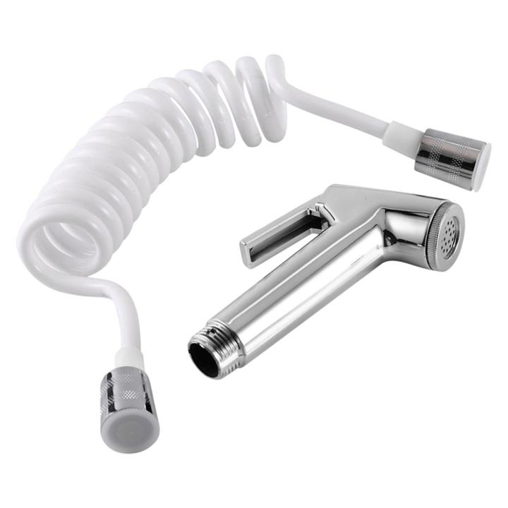 Handheld Shower Head Douche Tet Bidet Spray Wash Jet Shattaf with Spring Hose
