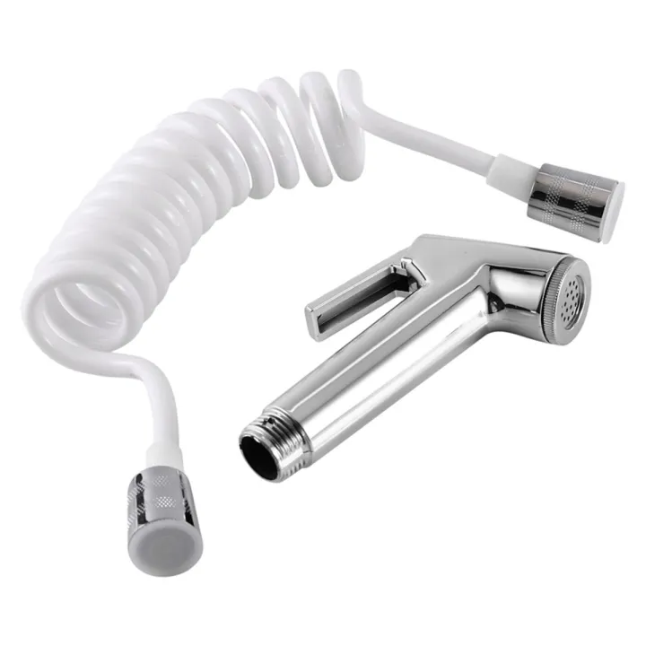 Handheld Shower Head Douche Tet Bidet Spray Wash Jet Shattaf with Spring Hose